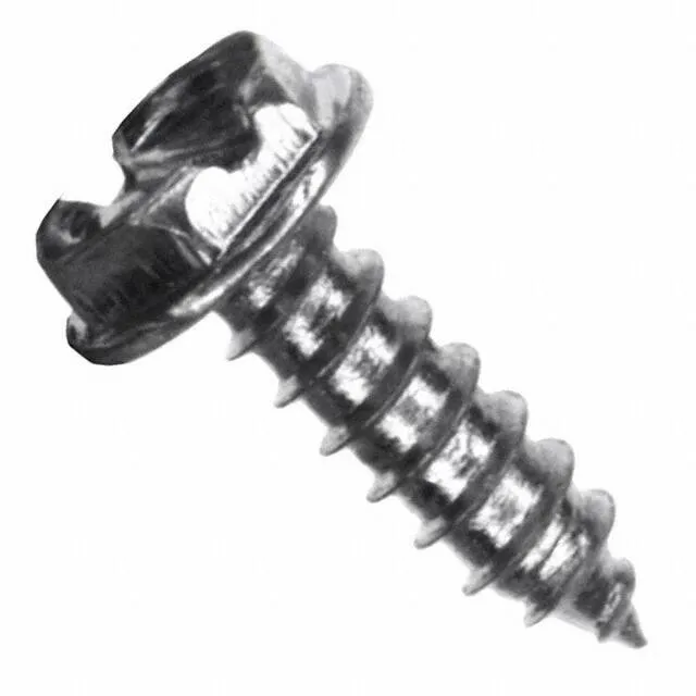 4X3/8 HHSMS (SHEET METAL SCREW HEX SLOTTED #4)