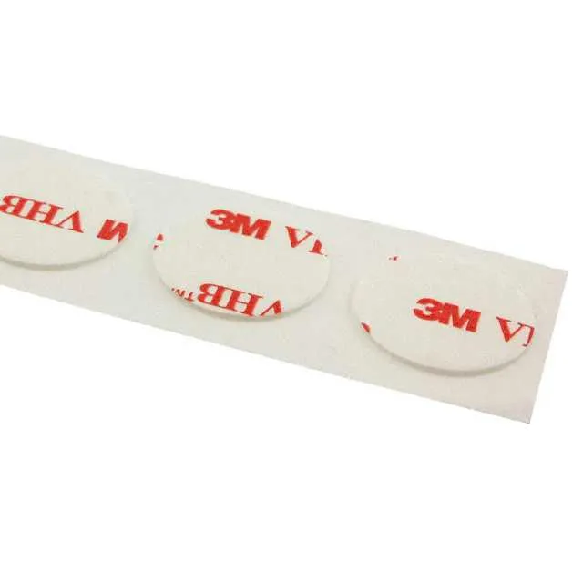 5-4930-3/4 (TAPE DBL COATED WHT 3/4 DIA 5PK")