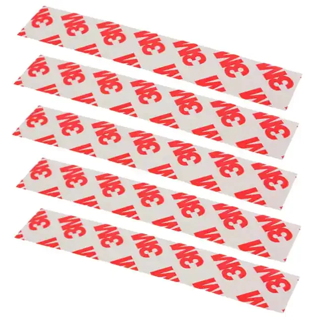 5-9088-3/4-4R (TAPE DBL COATED CLR 3/4X 4" 5PK")