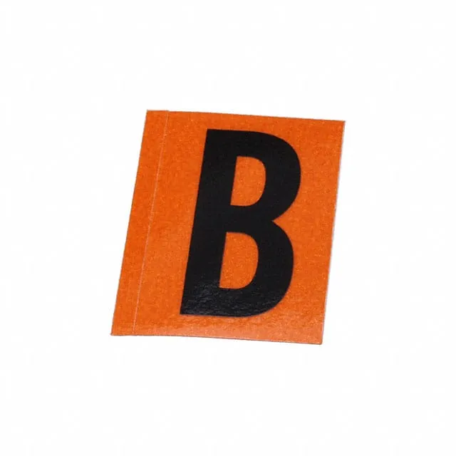 5005-B (REPLENISHMENT DECAL B" ORG/BLK")