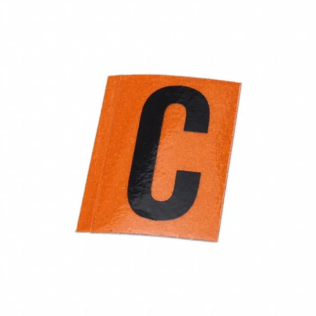 5005-C (REPLENISHMENT DECAL C" ORG/BLK")