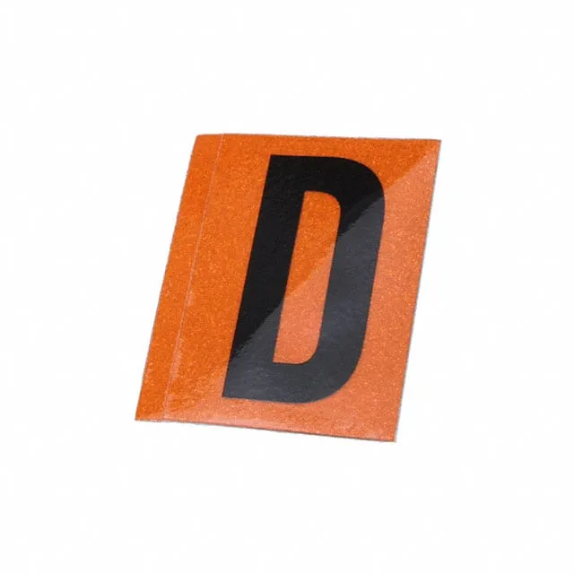 5005-D (REPLENISHMENT DECAL D" ORG/BLK")
