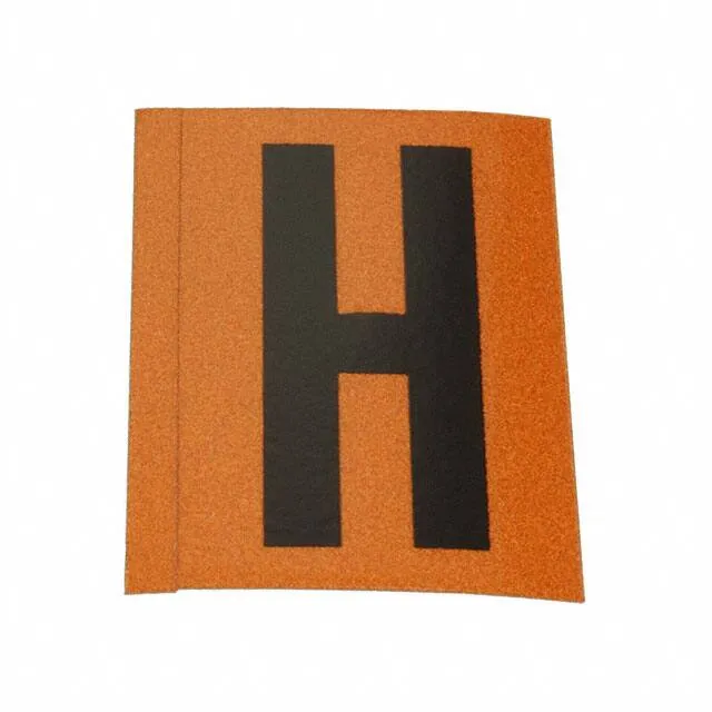 5005-H (REPLENISHMENT DECAL H" ORG/BLK")