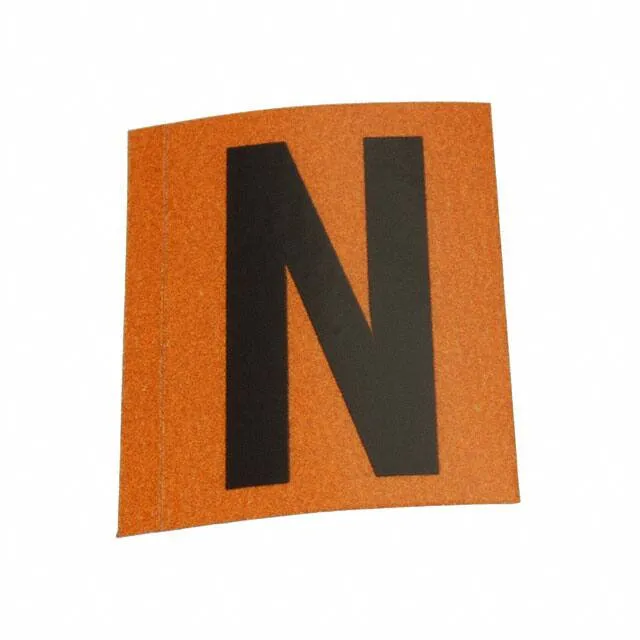 5005-N (REPLENISHMENT DECAL N" ORG/BLK")
