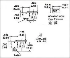 62111926-0-0-N (тумблерные переключатели) - CARLING TECHNOLOGIES
