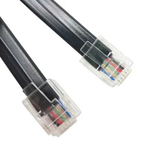 510-26-6600-BL-0025F (CABLE MOD 6P6C PLUG-PLUG 25')