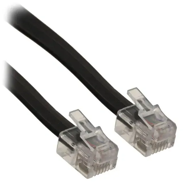 512-26-6600-BL-0025F (CABLE MOD 6P6C PLUG-PLUG 25')