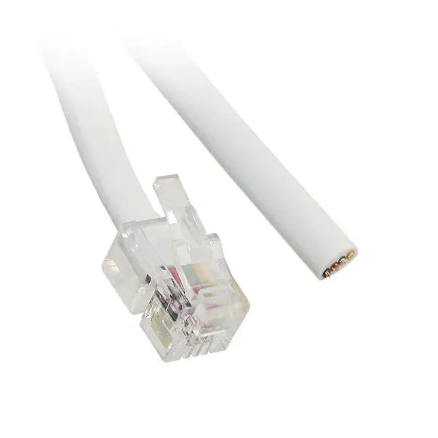 513-26-4400-WH-0025F (CABLE MOD 4P4C PLUG-CABLE 25')