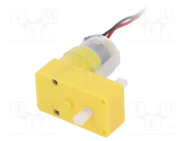 FIT0016 (MICRO DC GEARED MOTOR W/ BACK SH)