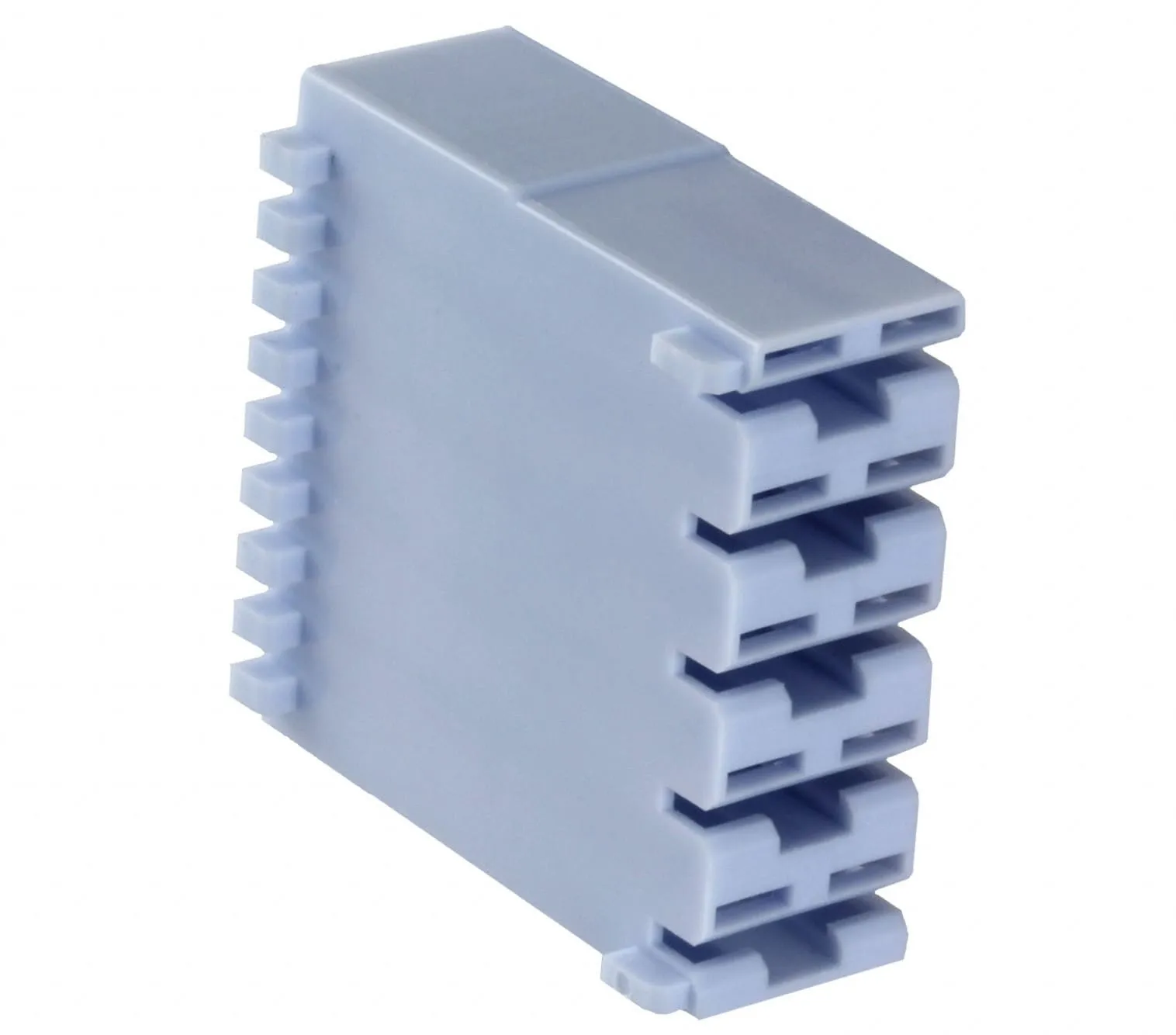 521207-3 (CONN RCPT HOUSING 0.25 5POS BLUE)