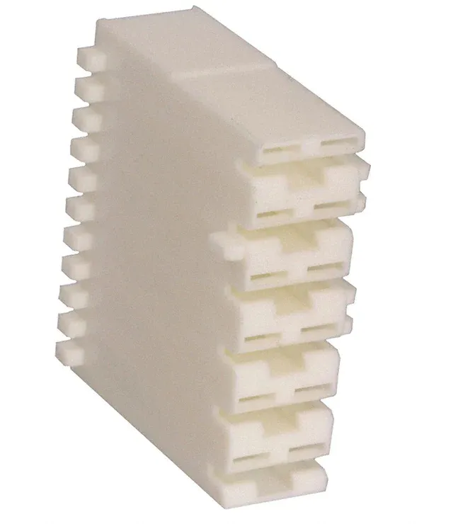 521208-5 (CONN RCPT HSG 0.25 6POS NATURAL)