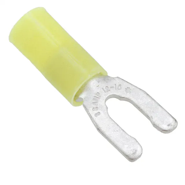 52474 (CONN SPADE TERM 10-12AWG #8 YEL)