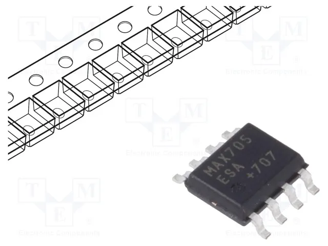 MAX705ESA+ (IC MPU SUPERVISORY CIRCUIT 8SOIC)