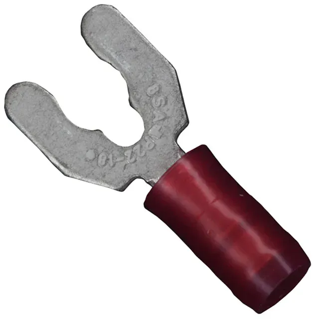 52930 (CONN SPADE TERM 16-22AWG #8 RED)