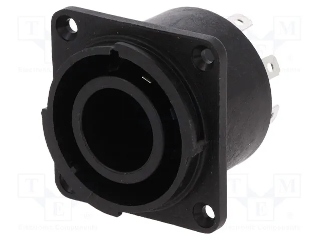 FCR2074 (Connector: circular; 4.8mm connectors,soldering; CLIFFCON; 10AСрок поставки 2-3 недели)