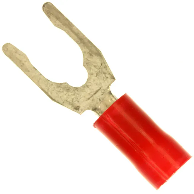 53242-1 (CONN SPADE TERM 16-22AWG #10 RED)
