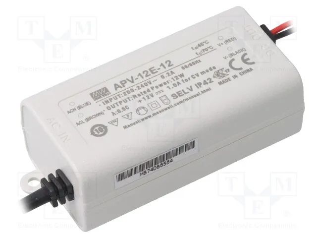 APV-12E-12 (LED DRIVER CV AC/DC 12V 1A)