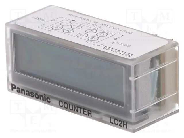 LC2H-C-30-N (COUNTER LCD 8 CHAR 3V T/H)