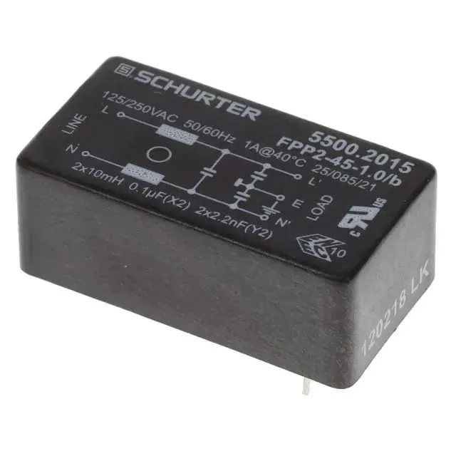 5500.2015 (LINE FILTER 125/250VAC 1A TH)