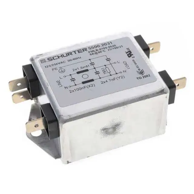 5500.2031 (LINE FILTER 125/250VAC 6A CHAS)