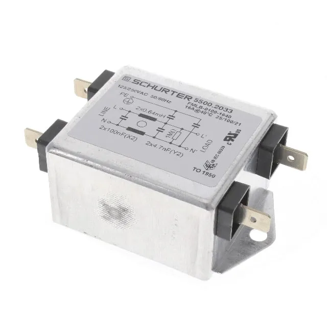 5500.2033 (LINE FILTER 125/250VAC 16A CHASS)