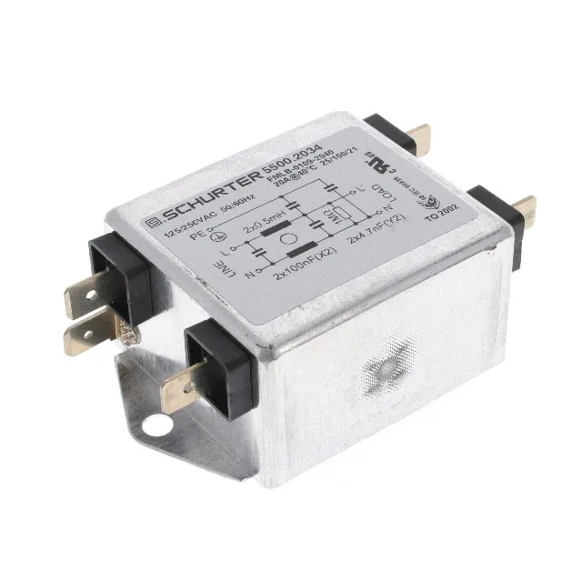 5500.2034 (LINE FILTER 125/250VAC 20A CHASS)