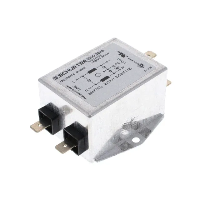 5500.2046 (LINE FILTER 125/250VAC 10A CHASS)
