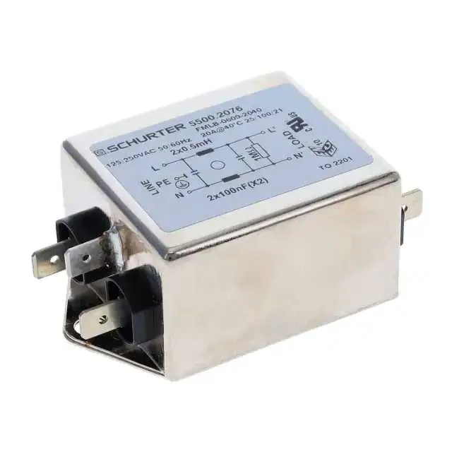 5500.2076 (LINE FILTER 125/250VAC 20A CHASS)
