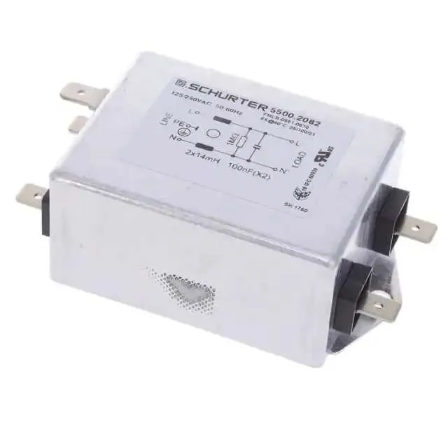 5500.2082 (LINE FILTER 125/250VAC 6A CHAS)