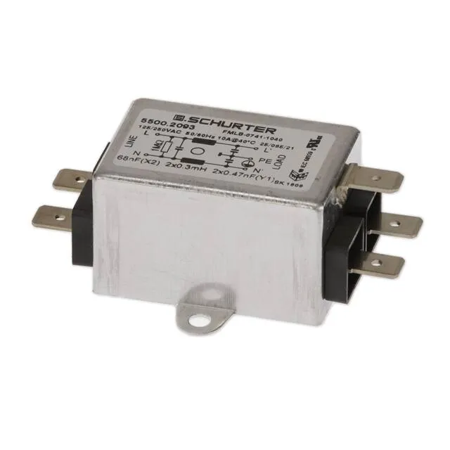 5500.2092 (LINE FILTER 125/250VAC 6A CHAS)