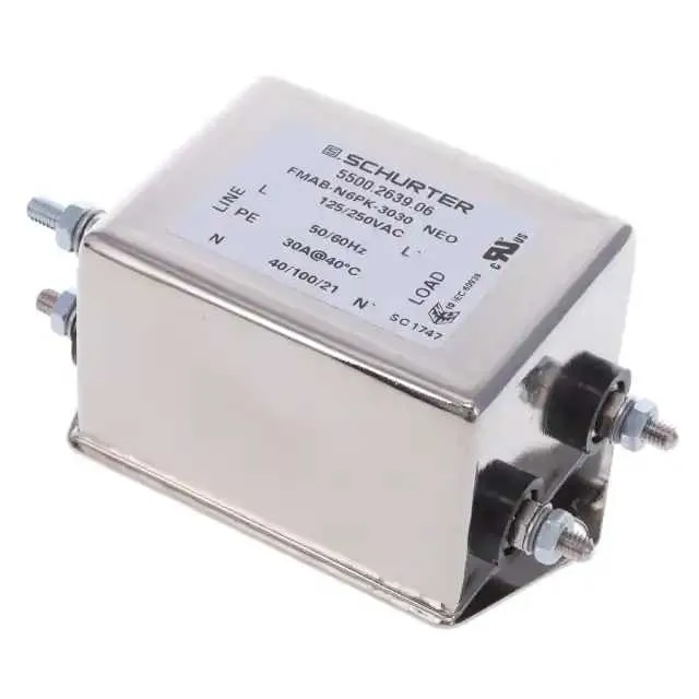 5500.2639.06 (LINE FILTER 125/250VAC 30A CHASS)