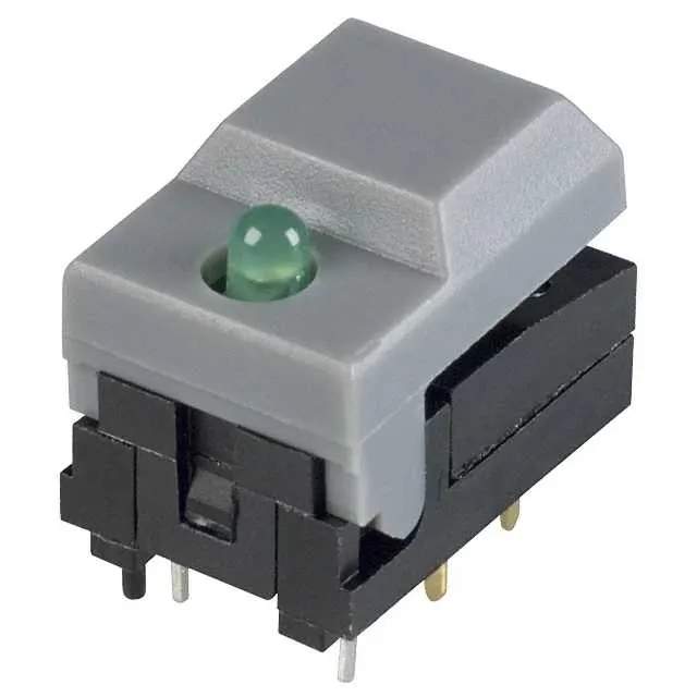 5501MGRYGRN (SWITCH PUSH SPDT 0.3A 12V)