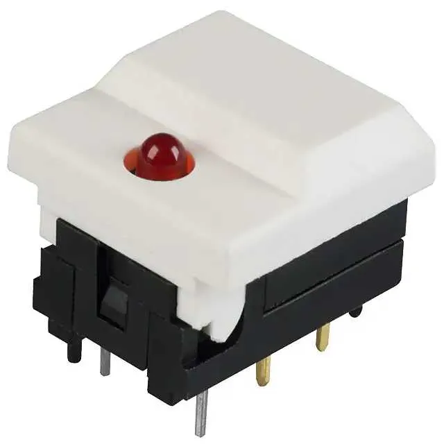 5511MWHTRED (SWITCH PUSH SPDT 0.03A 12V)