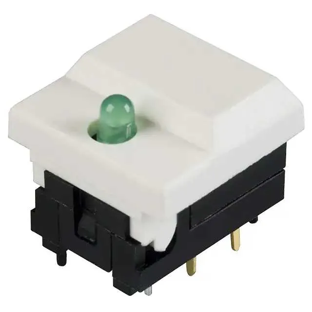 5511MWHTGRN (SWITCH PUSH SPDT 0.03A 12V)