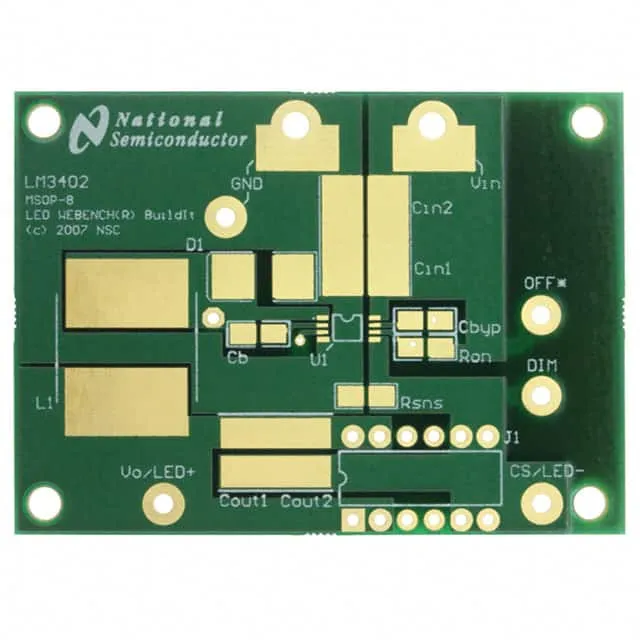 551600003-001A (BOARD WEBENCH MSOP LM3402)