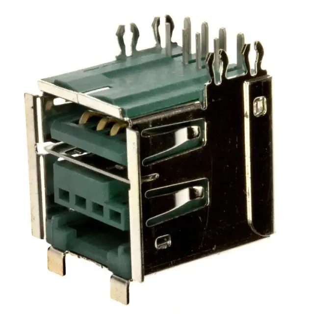 55917-501LF (CONN RCPT USB POWER TYPE A TEAL)