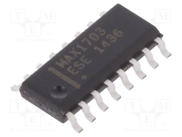 MAX1703ESE+ (IC REG BOOST ADJ/5V 2.2A 16SOIC)