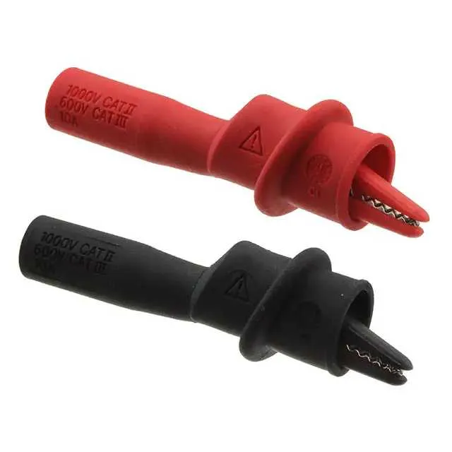 5916B/POM (CLIP ALLIGATOR MEDIUM 1BLK/RED)