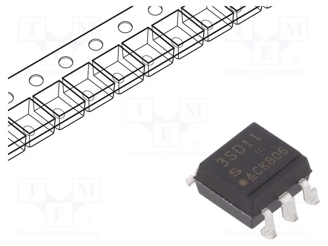 PC3SD11YXPCH (OPTOISOLATOR 5KV TRIAC SMD)