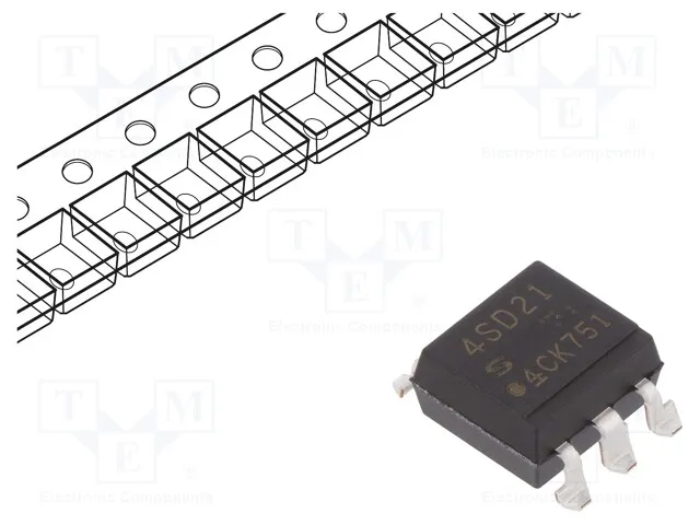 PC4SD21YXPCH (OPTOISOLATOR 5KV TRIAC SMD)