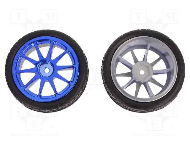 FIT0199-B (RUBBER WHEEL SET D65MM BLUE)