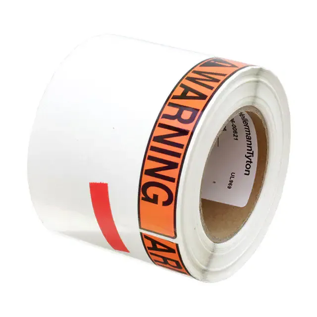596-00621 (LABEL ELECTRL WARN 6X4" 250PC")