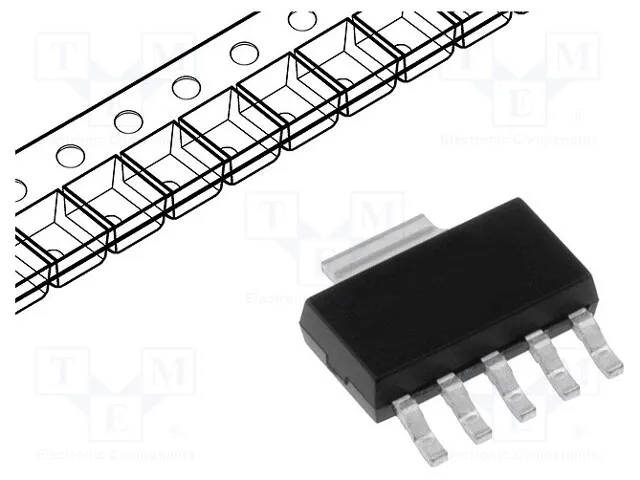 MCP1755T-1802E/DC (IC REG LIN 1.8V 300MA SOT223-5)