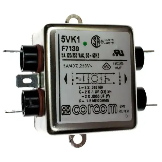 5VK1 (LINE FILTER 250VAC 5A CHASS MNT)