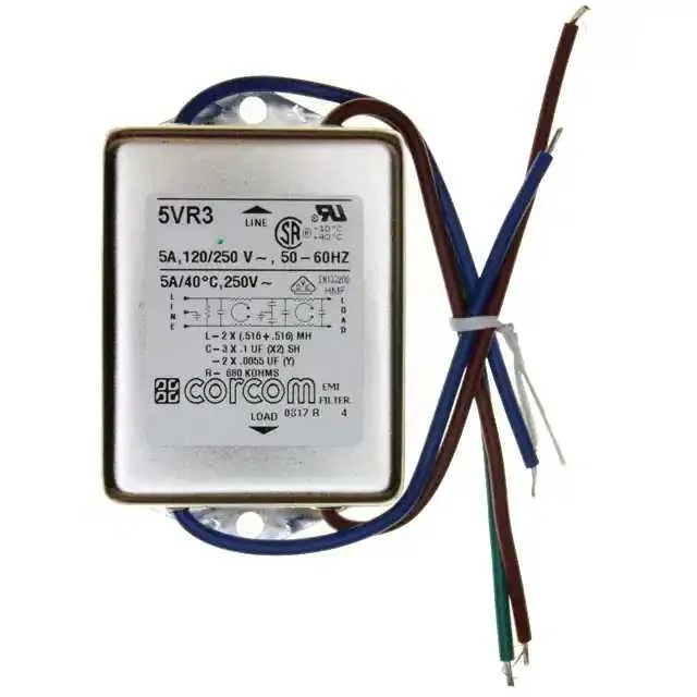 5VR3 (LINE FILTER 250VAC 5A CHASS MNT)