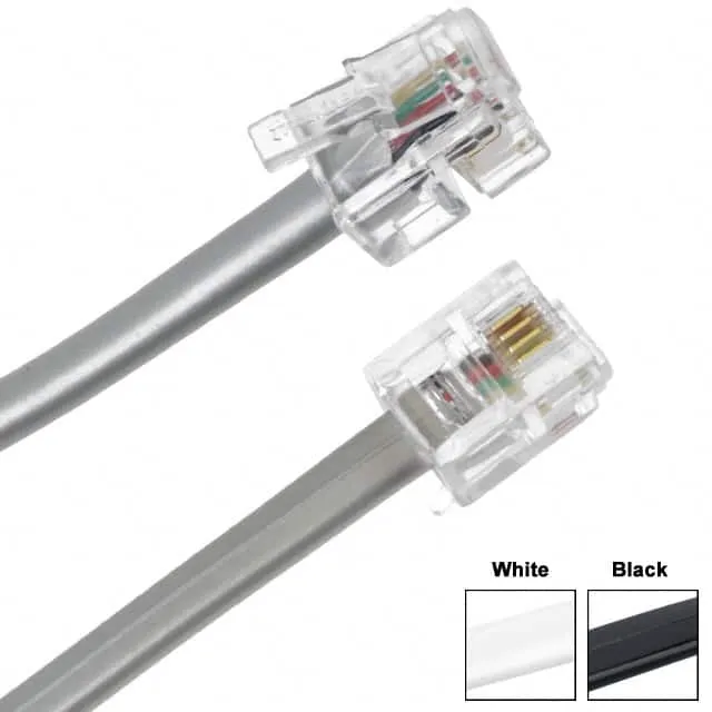 GLF-464-254-502-D (CABLE MOD 6P4C PLUG-PLUG 25')