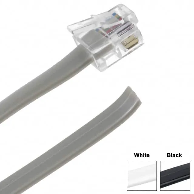 H3661R-25 (CABLE MOD 6P6C PLUG-CABLE 25')