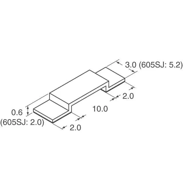 602SJR00300E-T (RES 0.003 OHM 5% 1/4W L BEND)