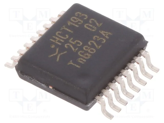 74HCT193DB,112 (IC SYNC 4BIT UP/DWN COUNT 16SSOP)