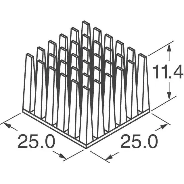625-45ABT3 (HEATSINK CPU 25MM SQ W/DBL TAPE)